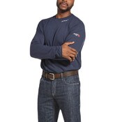 Ariat FR Baselayer Long Sleeve T-shirt in Navy